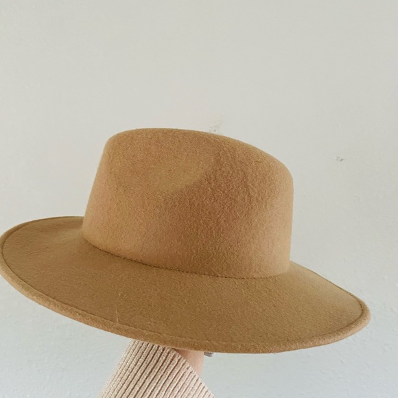 Free People Tan Felt Rancher hat